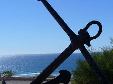 Anchor at Vlamingh Head Lighthouse, Cape Range National Park, Exmouth