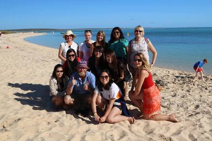 Group at Turquoise Bay, Exmouth