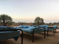 Candy Smellie Beds outside at Warroora Station Red Earth Safaris Tours of Western Australia